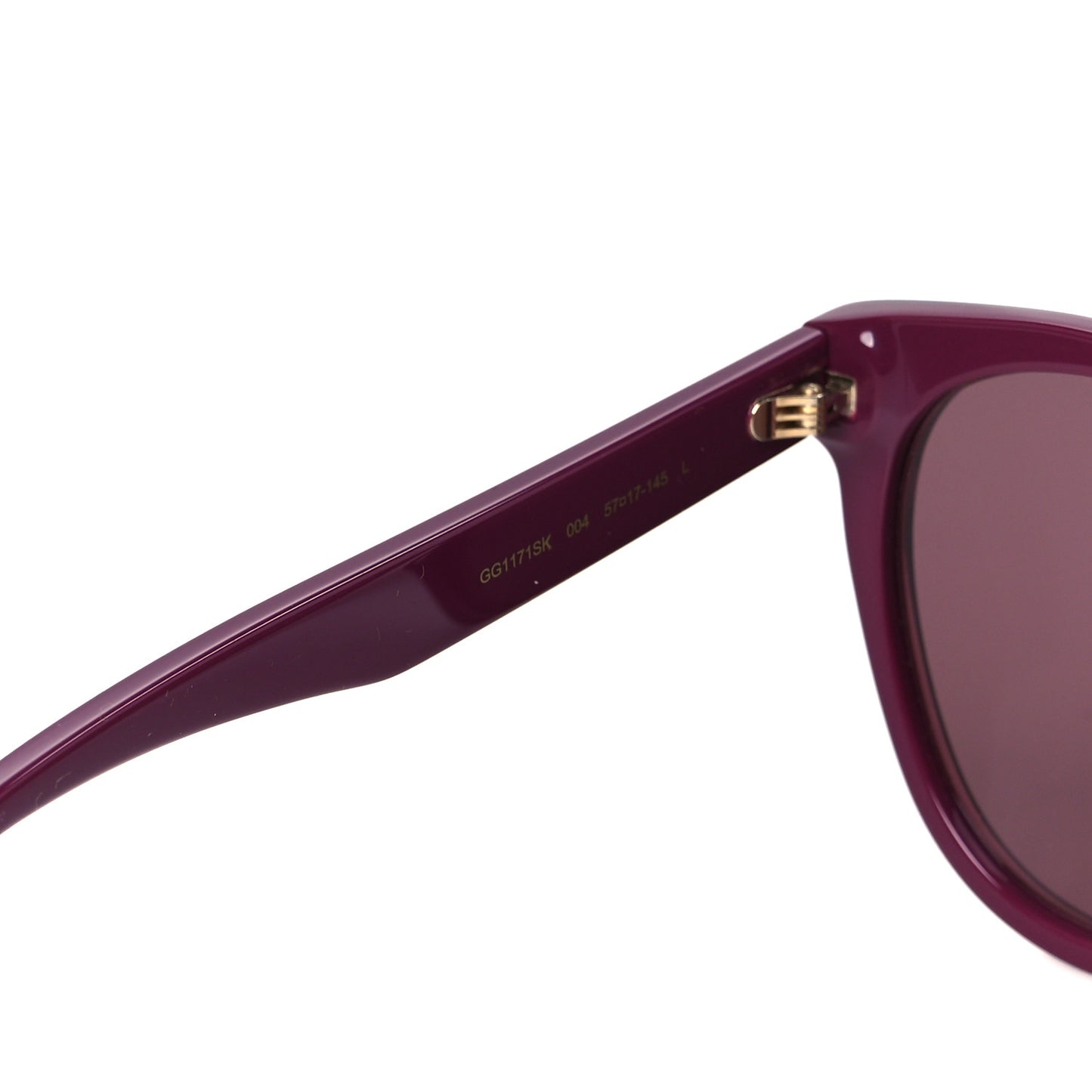 Acetate Round Frame Sunglasses GG1171SK Red