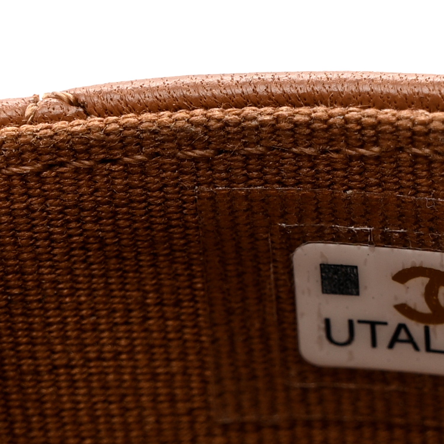 Chanel Lambskin Quilted Flap Card Holder Wallet Brown 8 of 10