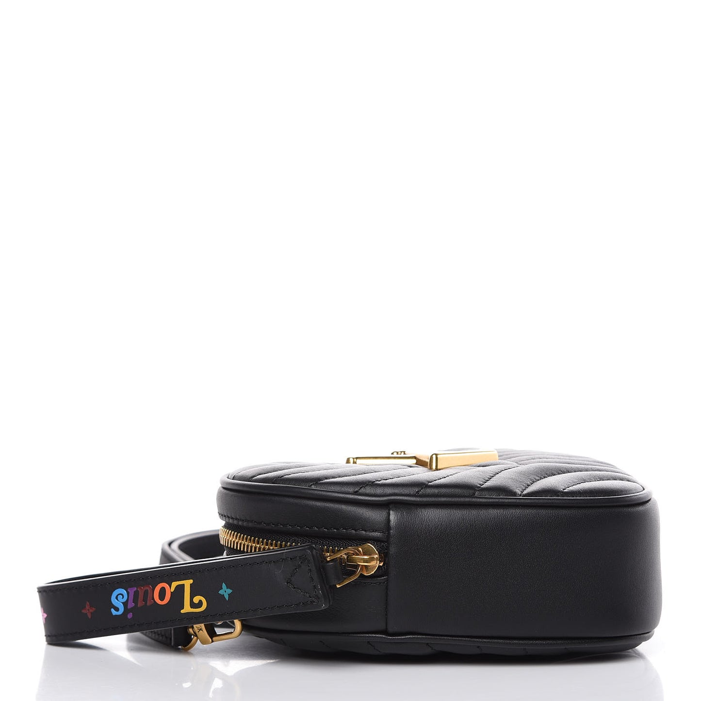 Calfskin New Wave Heart Bag Black