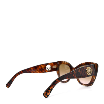 Fendi Acetate F is Fendi FF 51mm Cat Eye Sunglasses 0327/S Tortoise Camouflage 4 of 6