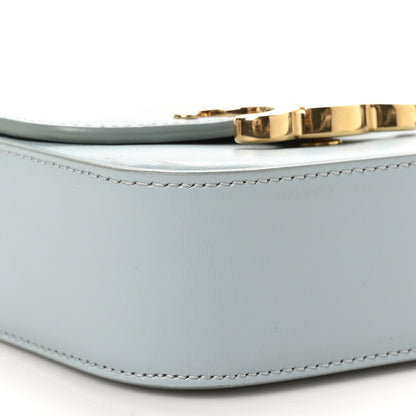 Celine Shiny Calfskin Mini Triomphe Ice Blue 9 of 11