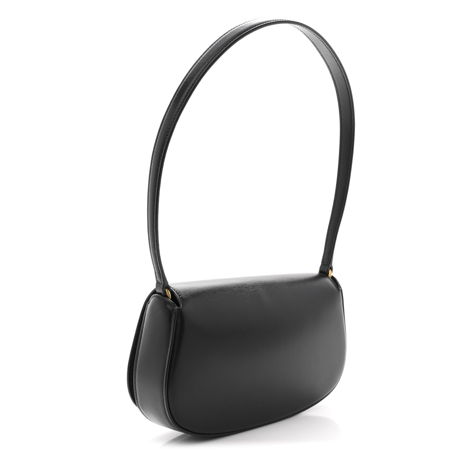 Saint Laurent Box Calfskin Mini Voltaire Shoulder Bag Black 3 of 12
