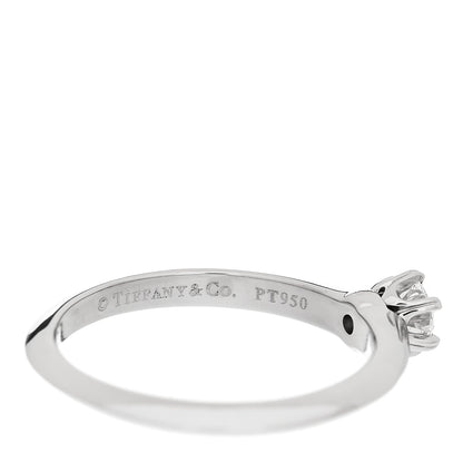 Tiffany Platinum Diamond .18ct Solitaire Engagement Ring 48 4.5 5 of 7