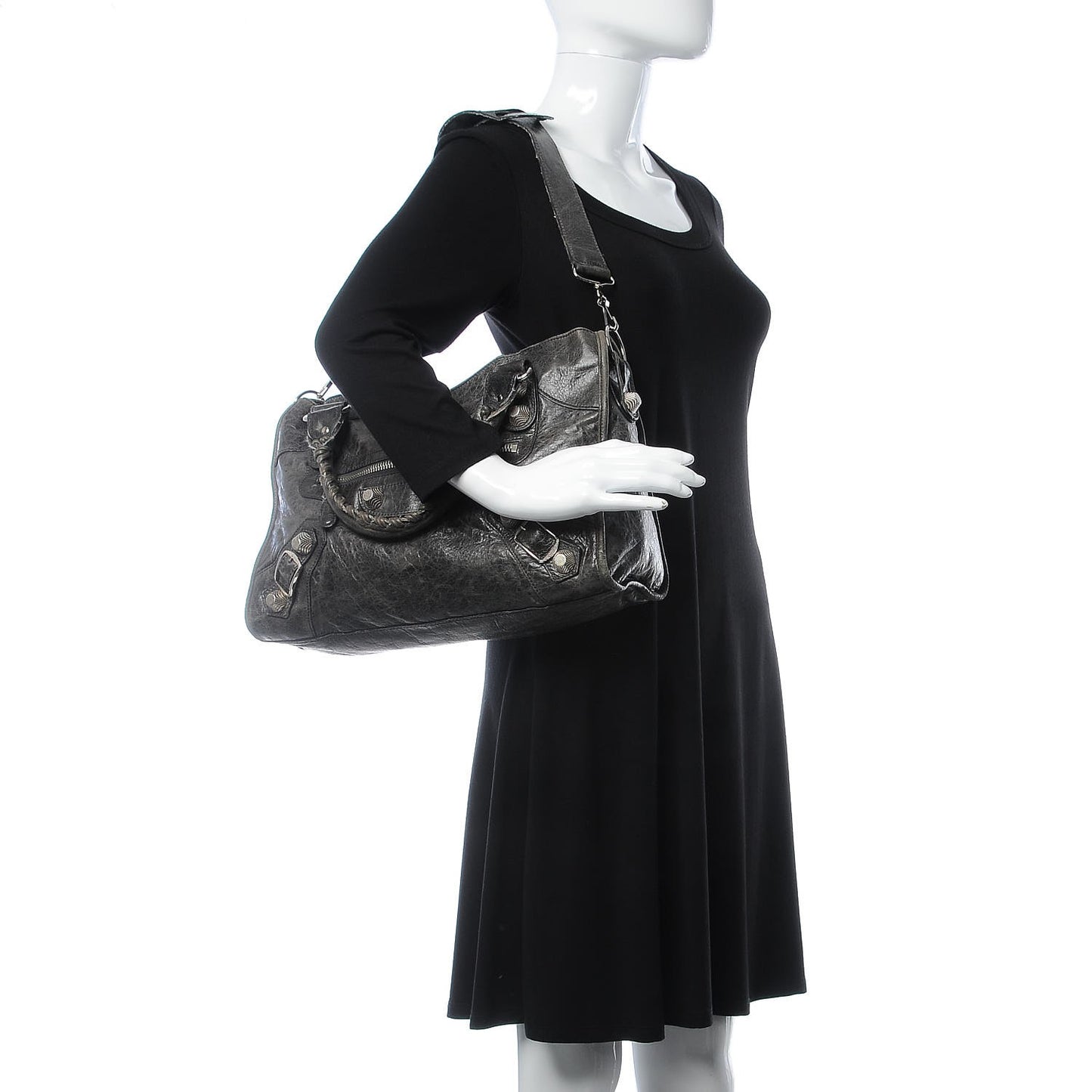 Agneau Giant 21 Silver Hardware City Anthracite