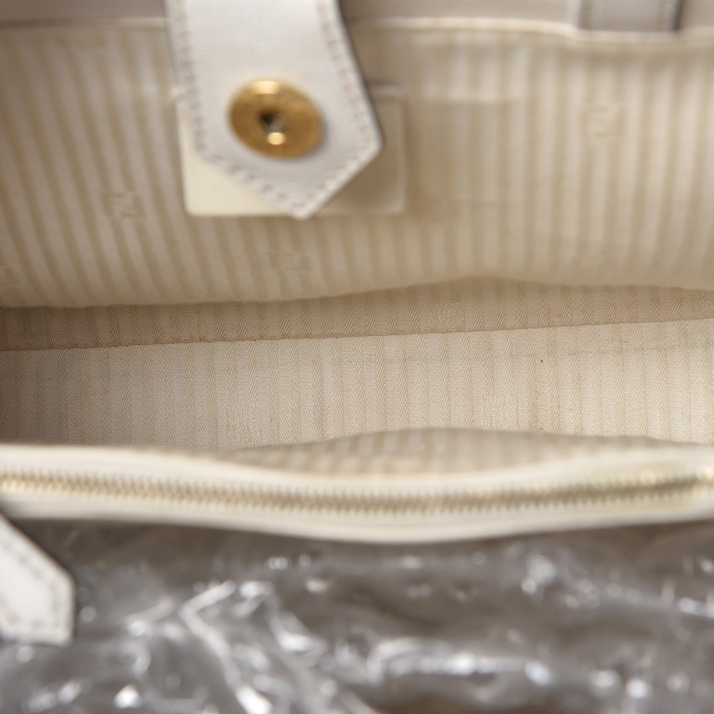 Vitello Elite Flamingo Petite 2Jours Tote Latte Bianco