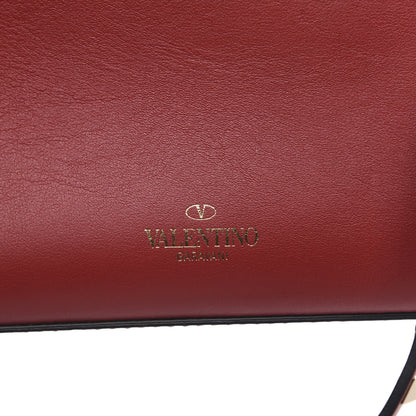 Valentino Garavani Vitello Medium Rockstud Flip Lock Crossbody Bag Rosso Valentino 9 of 9