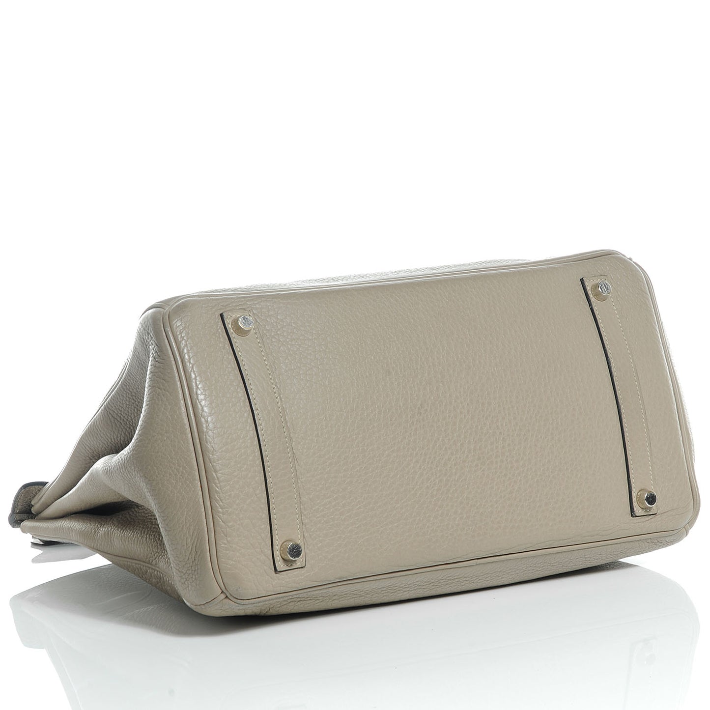 Taurillon Clemence Birkin 35 Gris Tourterelle
