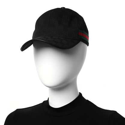 Gucci Monogram Web Baseball Hat M Black 2 of 12