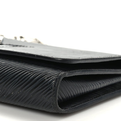 Louis Vuitton Epi Twist Chain Wallet Black 8 of 8