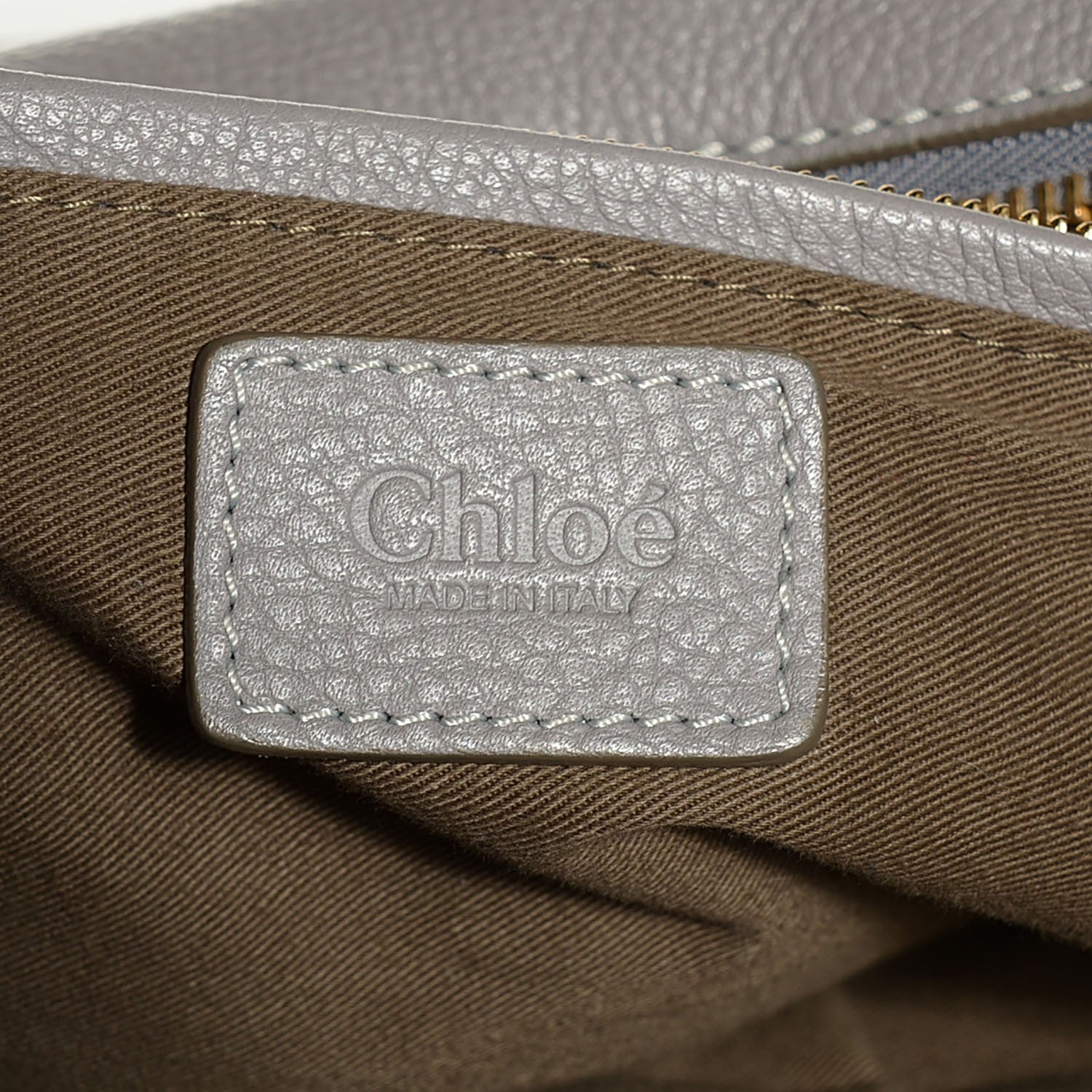 Chloe Calfskin Large Marcie Satchel Cashmere Grey 7 of 9
