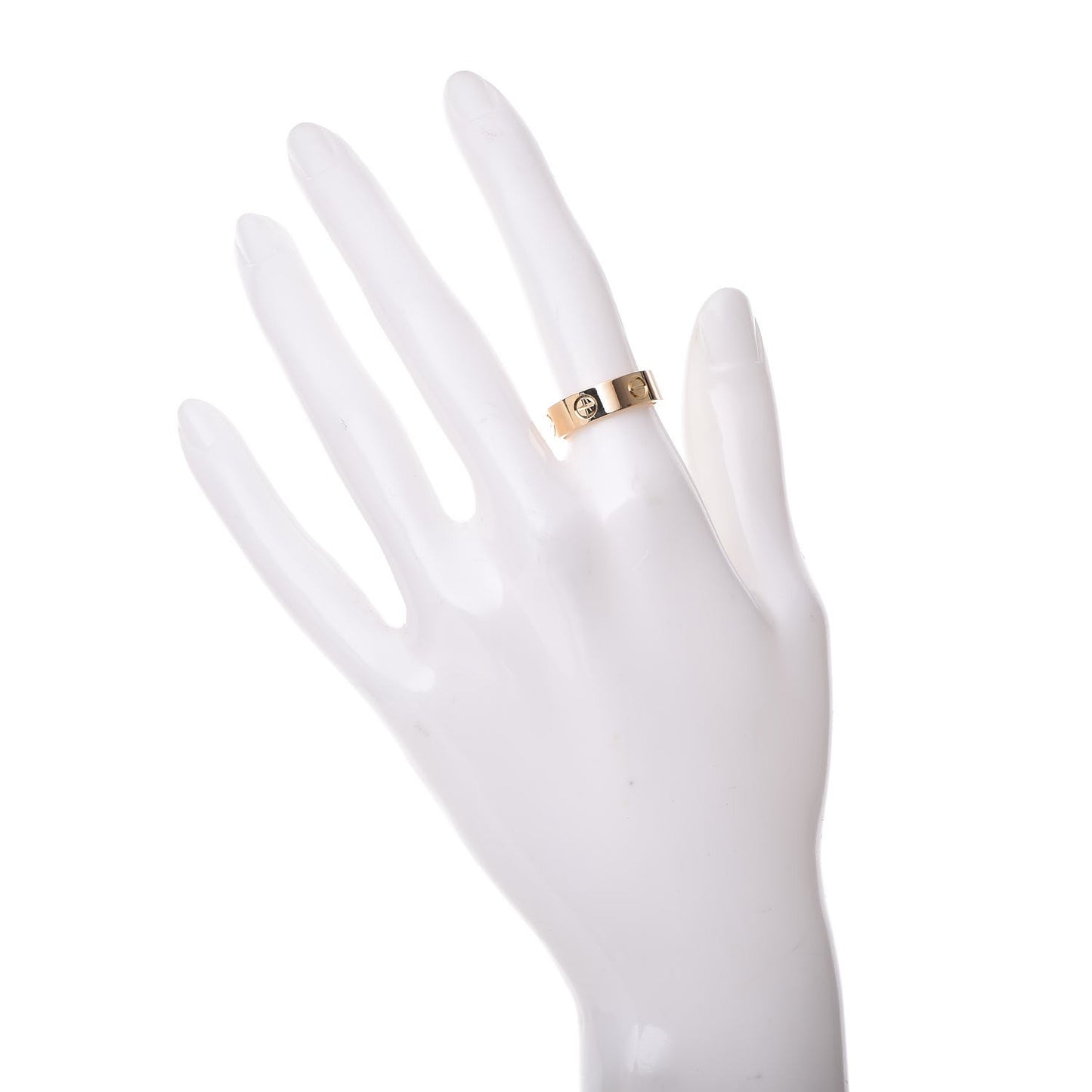 18K Yellow Gold 5.5mm LOVE Ring 52 6