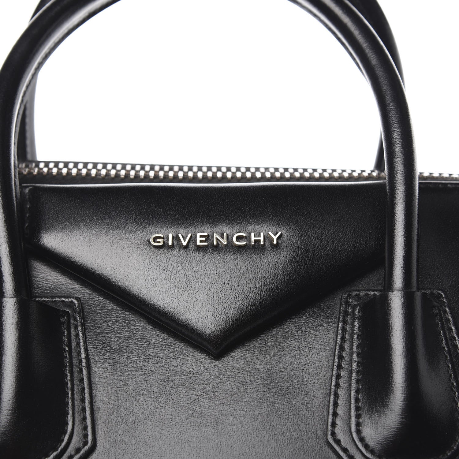 Givenchy Shiny Lord Calfskin Medium Antigona Black 10 of 10