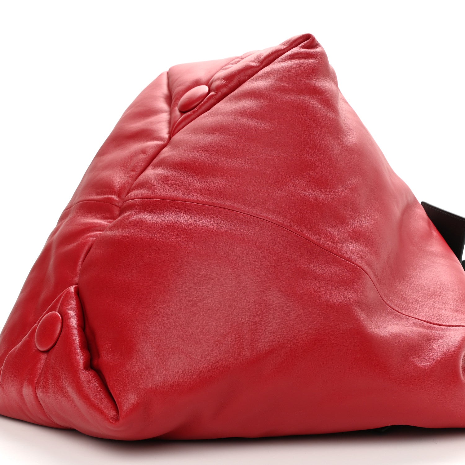 Proenza Schouler Lambskin Large Puffy Tobo Tote Red 6 of 9