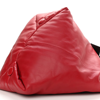 Proenza Schouler Lambskin Large Puffy Tobo Tote Red 6 of 9