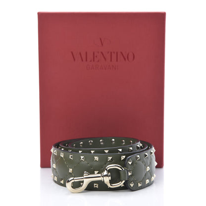 Valentino Garavani Lambskin Rockstud Spike Shoulder Strap Oasis 7 of 7