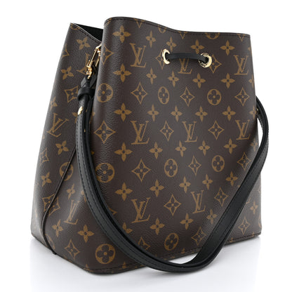 Louis Vuitton Monogram Neonoe MM Black 3 of 11