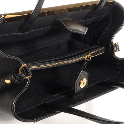 Fendi Vitello Elite Petite 2Jours Tote Black 5 of 9