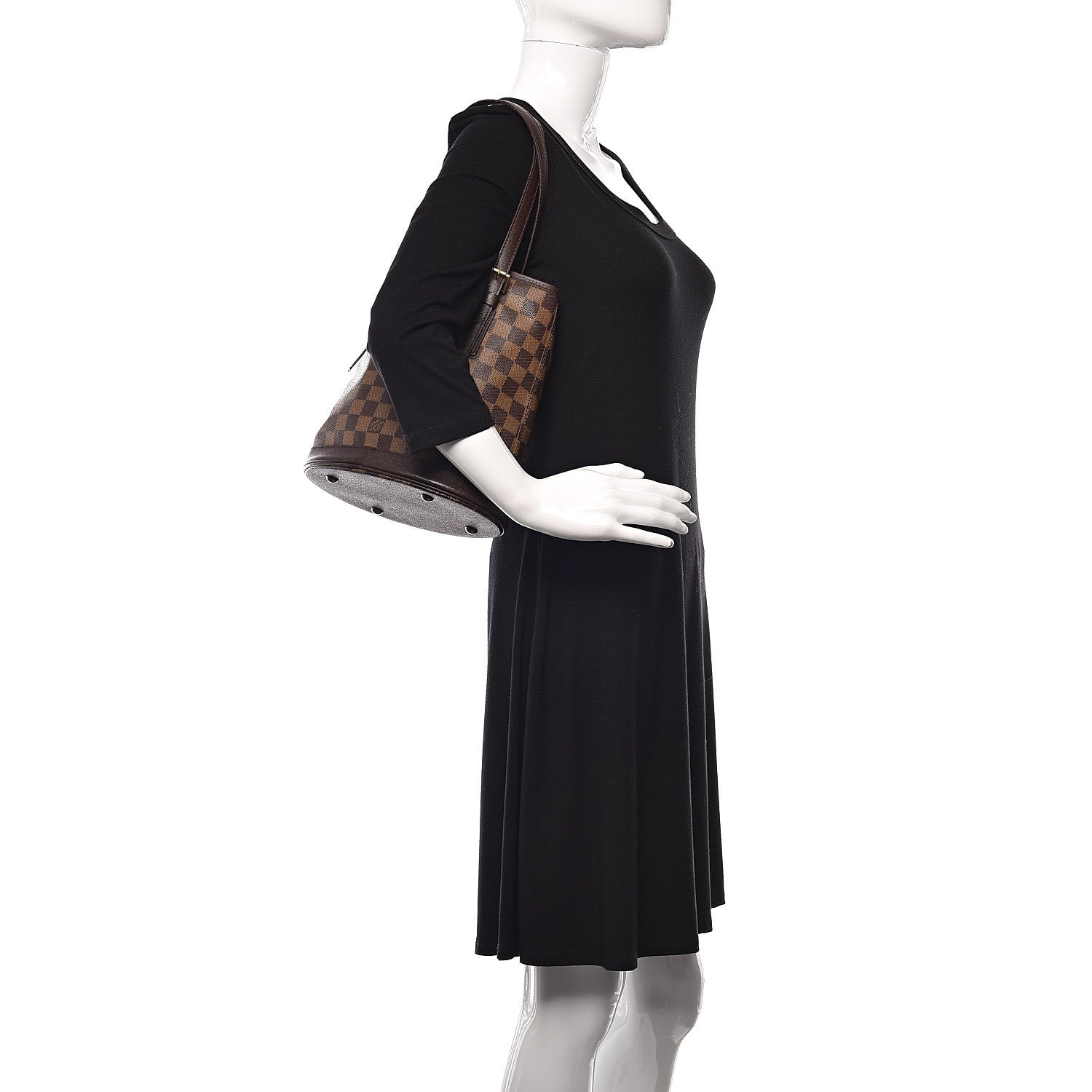 Louis Vuitton Damier Ebene Marais Bucket 23 2 of 10