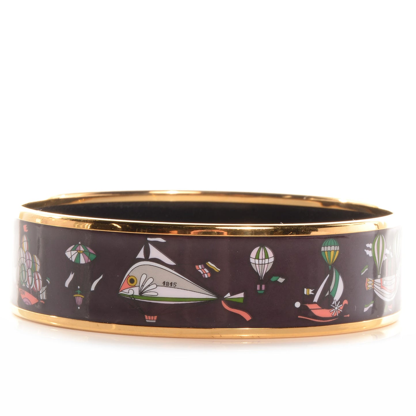 Enamel Printed Folies Du Ciel Wide Bracelet 70