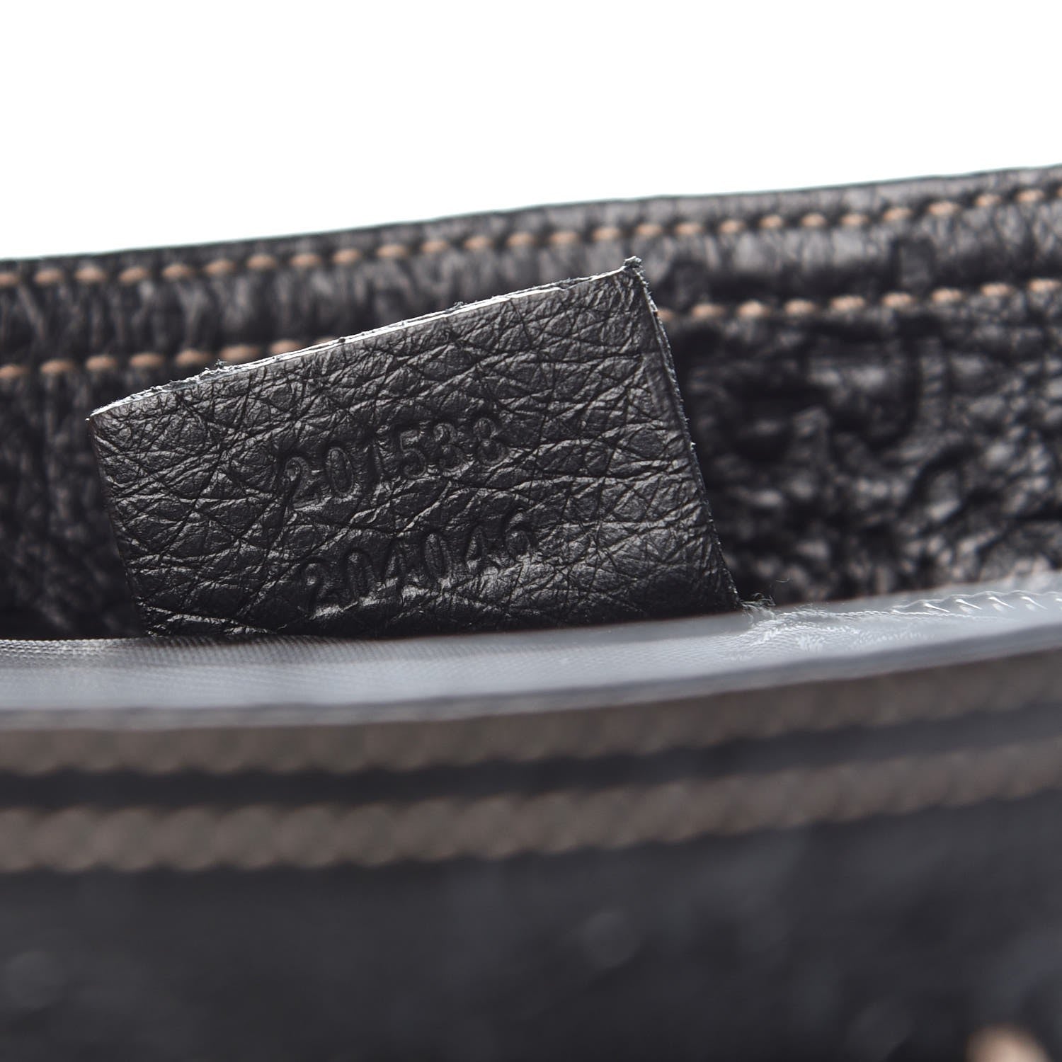 Gucci Guccissima Small Flat Messenger Bag Black 7 of 7