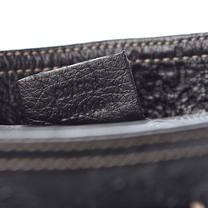 Gucci Guccissima Small Flat Messenger Bag Black 7 of 7