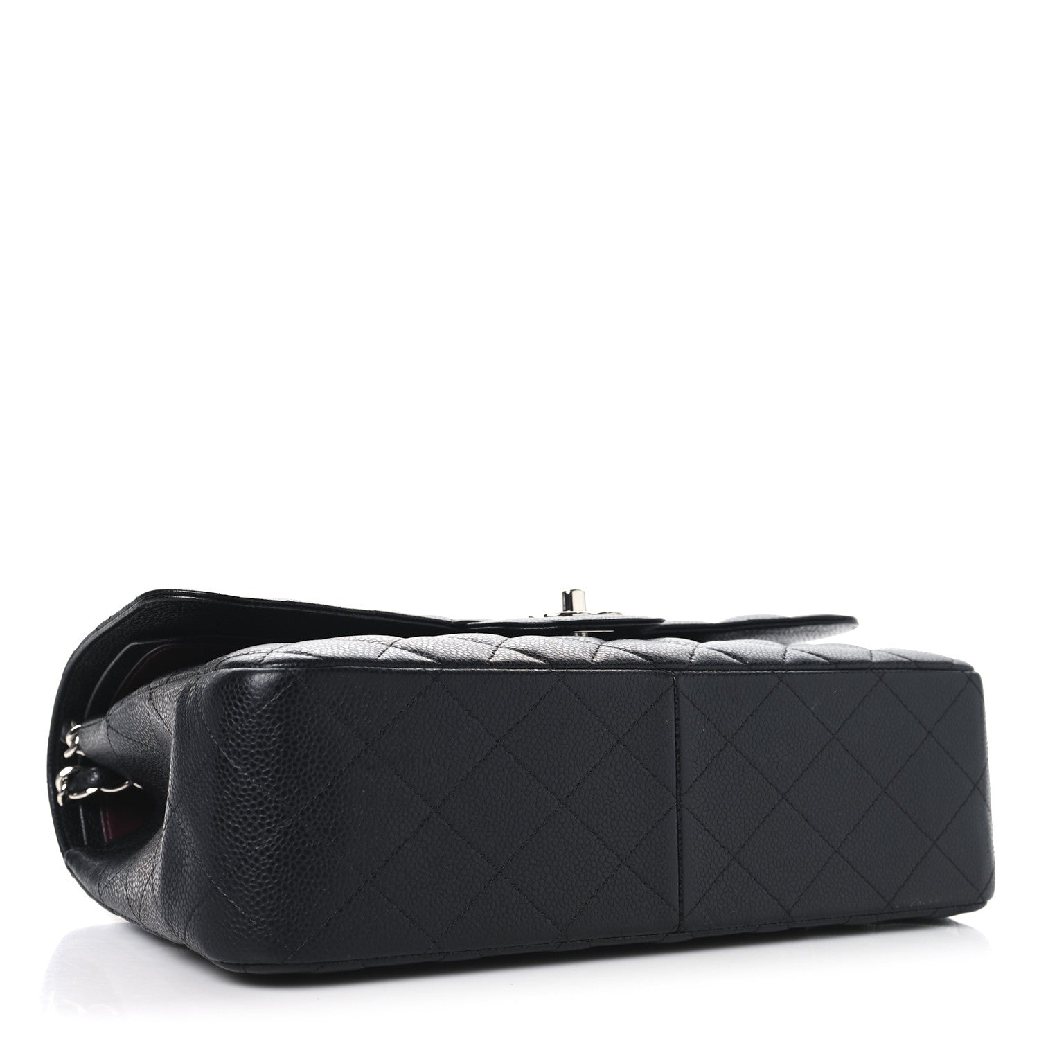 Chanel Caviar Quilted Jumbo Double Flap Black 4 of 10