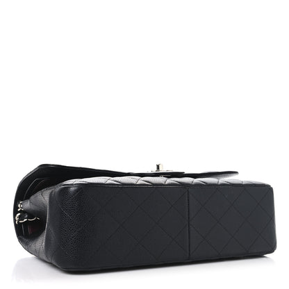 Chanel Caviar Quilted Jumbo Double Flap Black 4 of 10