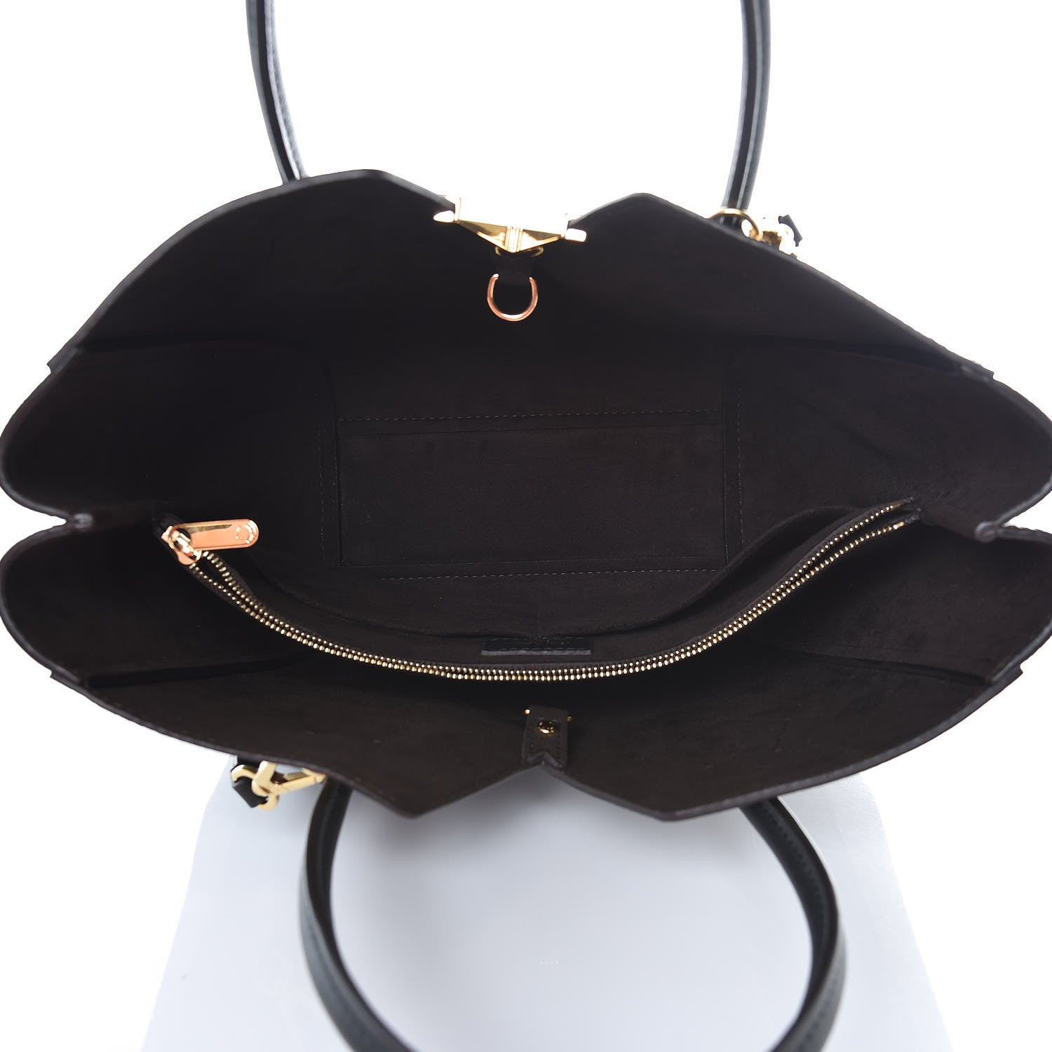 Louis Vuitton Calfskin Monogram Kimono Tote PM Black 5 of 13