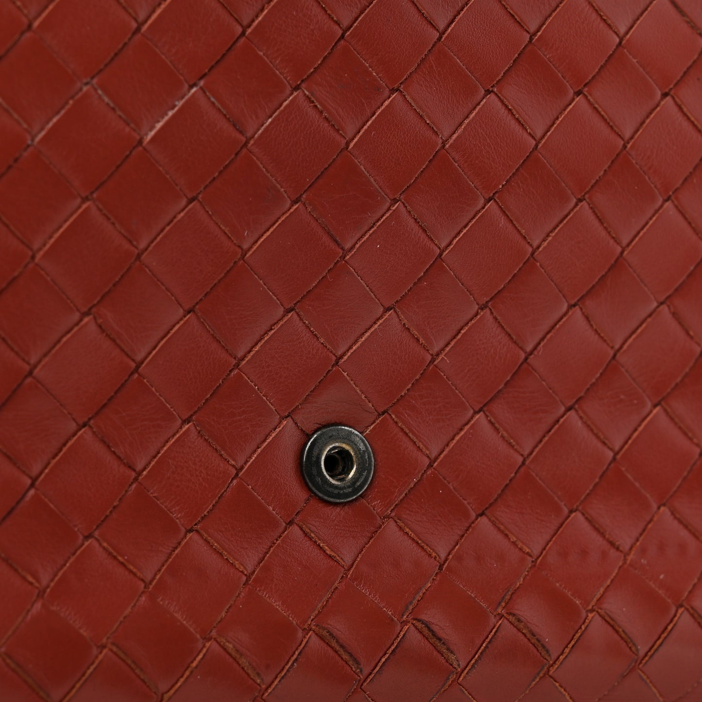 Nappa Intrecciato Continental Wallet Rust