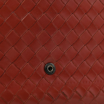 Bottega Veneta Nappa Intrecciato Continental Wallet Rust 10 of 12