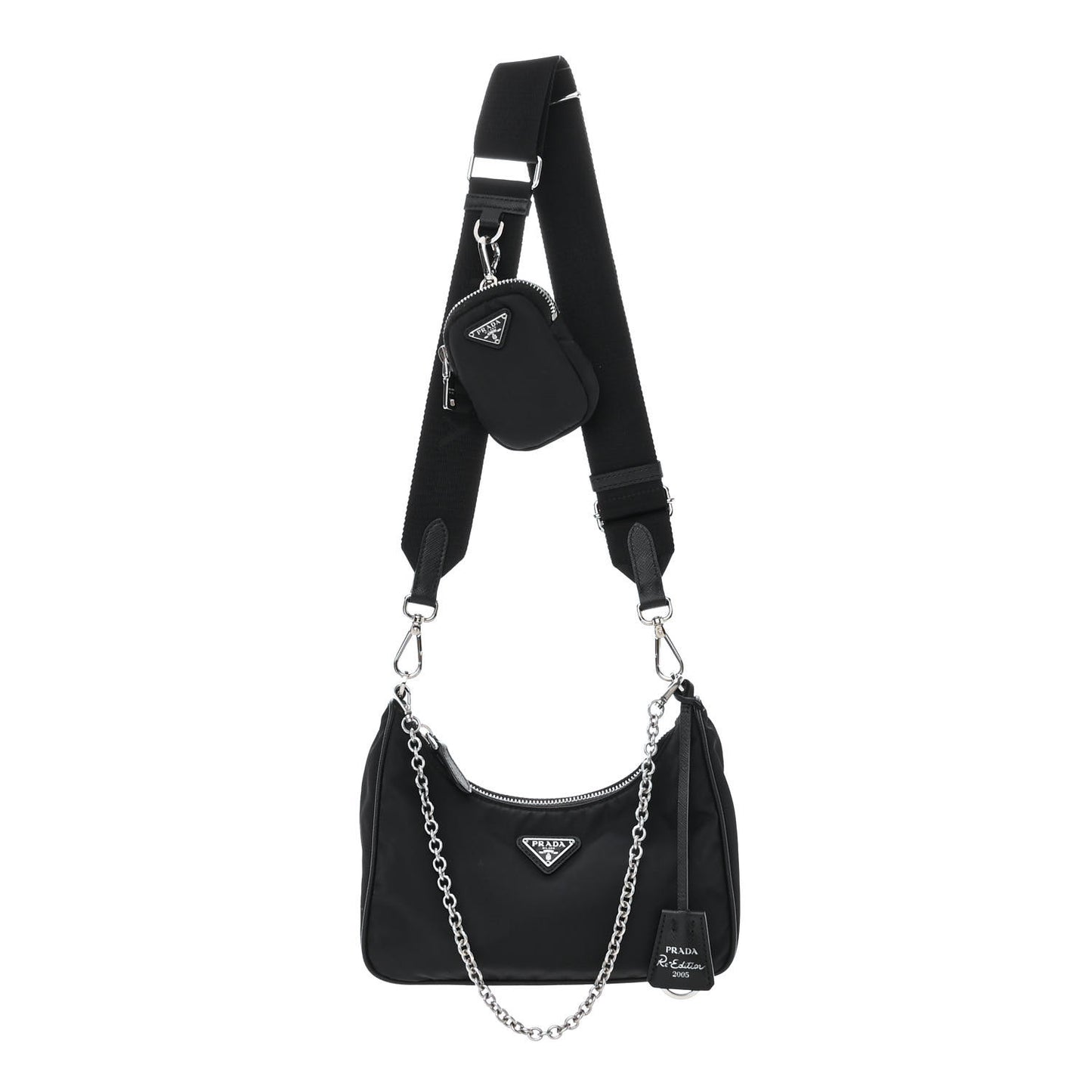 Nylon Re-Edition 2005 Shoulder Bag Black