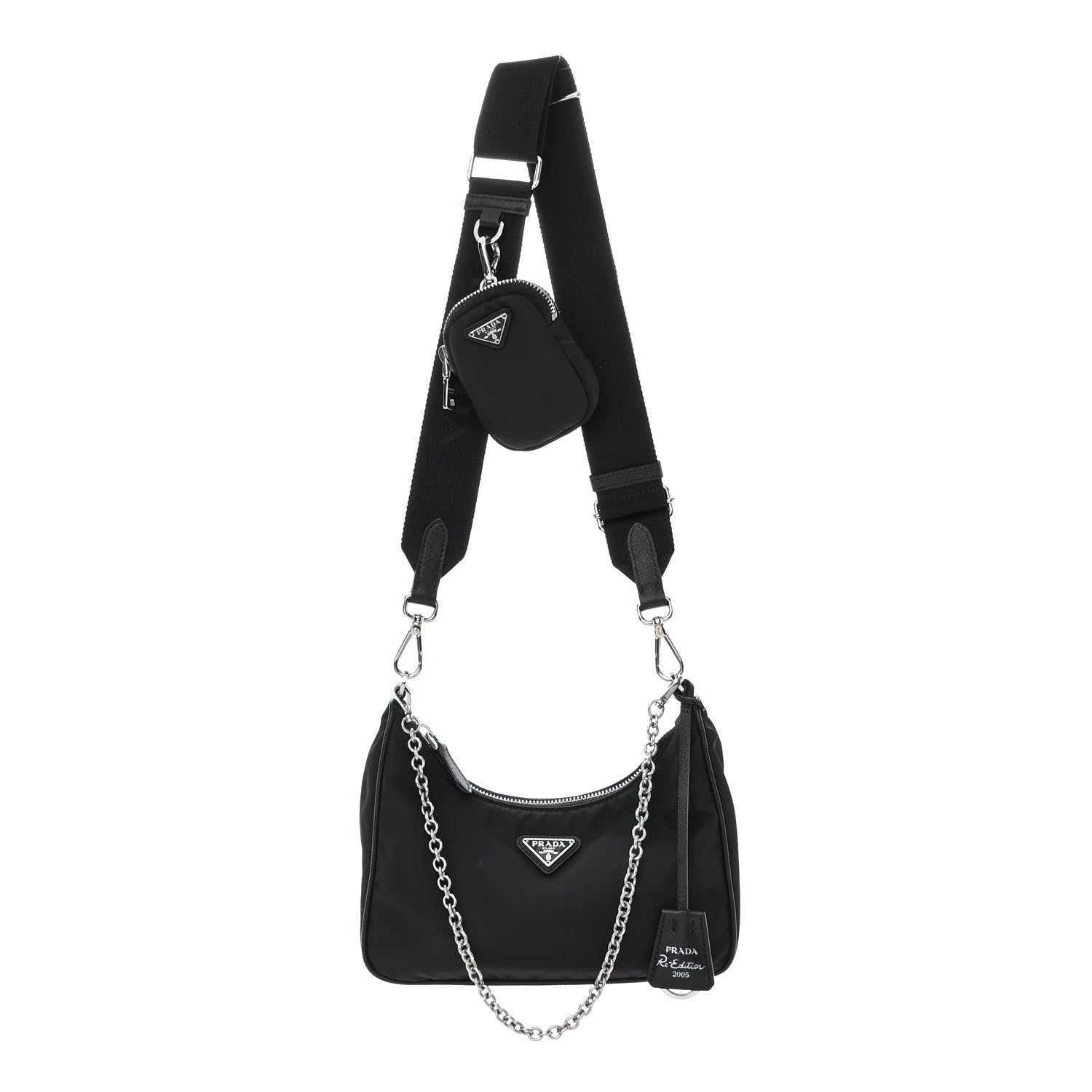 Prada Nylon Re-Edition 2005 Shoulder Bag Black 1 of 12