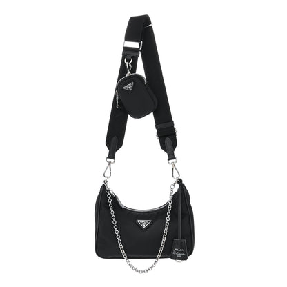 Prada Nylon Re-Edition 2005 Shoulder Bag Black 1 of 12