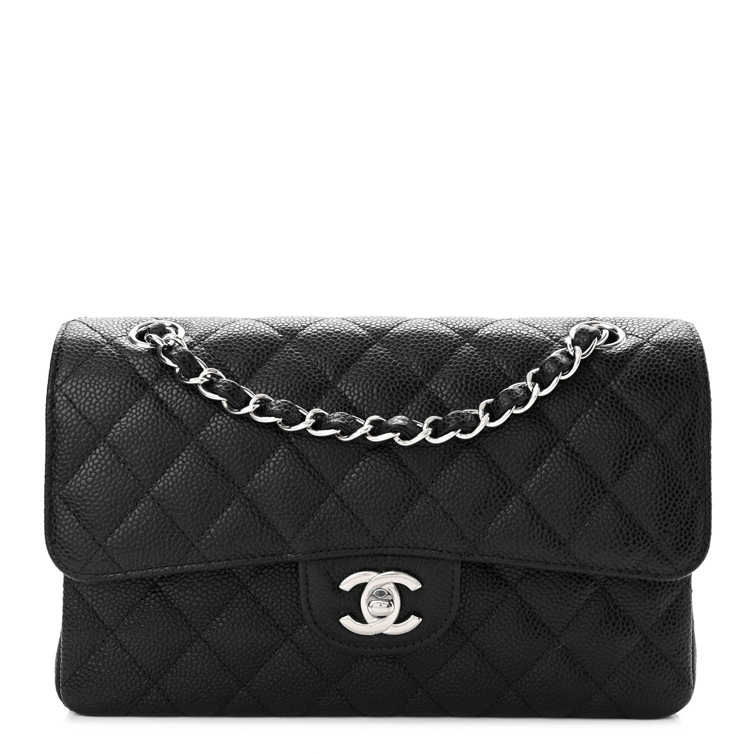 Chanel Caviar Quilted Small Double Flap Black 1 of 10