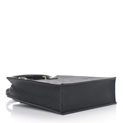 Louis Vuitton Empreinte Monogram Giant Petit Sac Plat Black 4 of 8