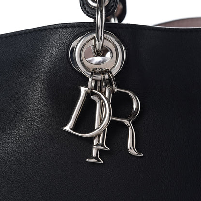 Christian Dior Smooth Calfskin Large Diorissimo Tote Black Rose Poudre 12 of 21