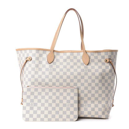 Louis Vuitton Damier Azur Neo Neverfull GM Rose Ballerine 1 of 12