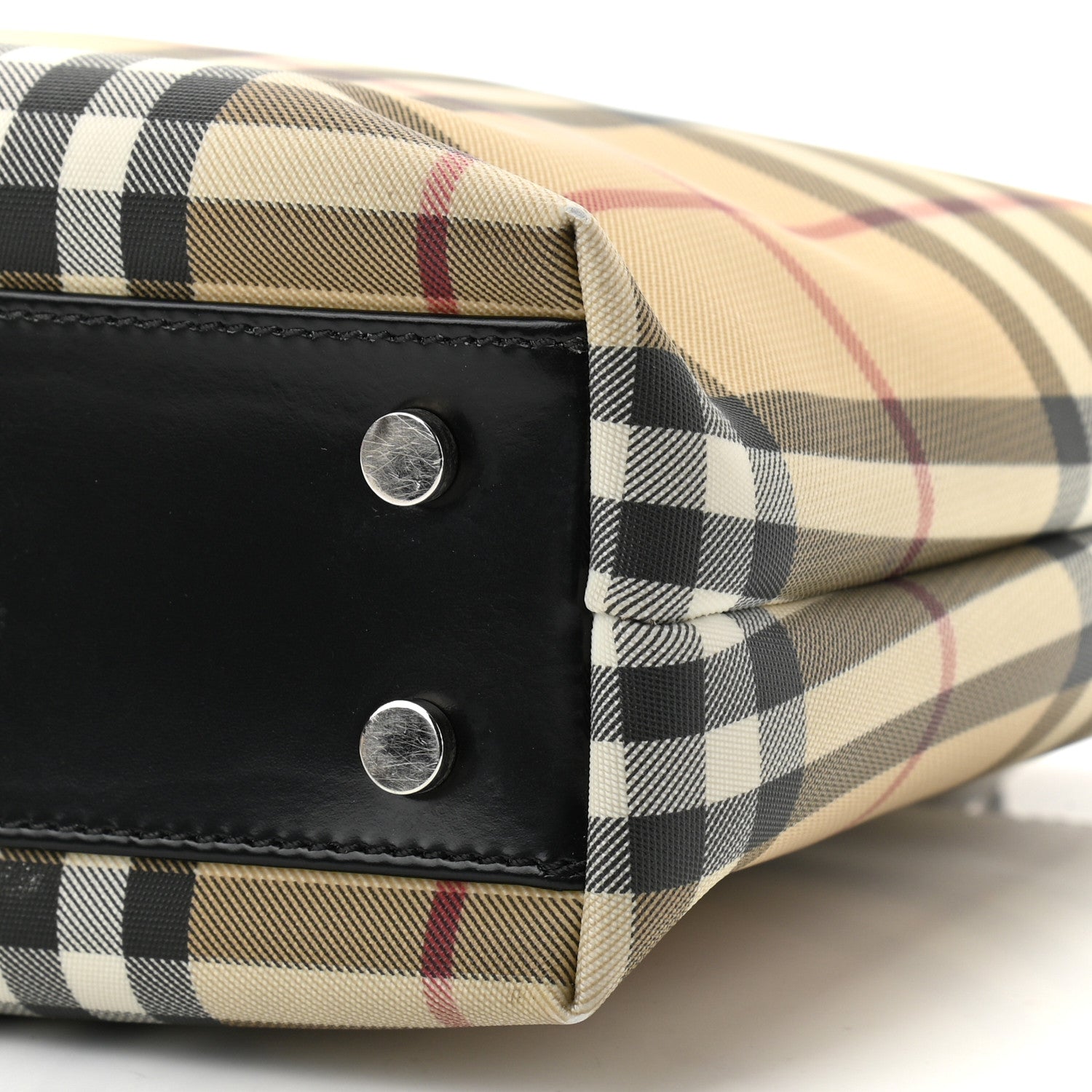 Burberry House Check Small Tote Black 10 of 10