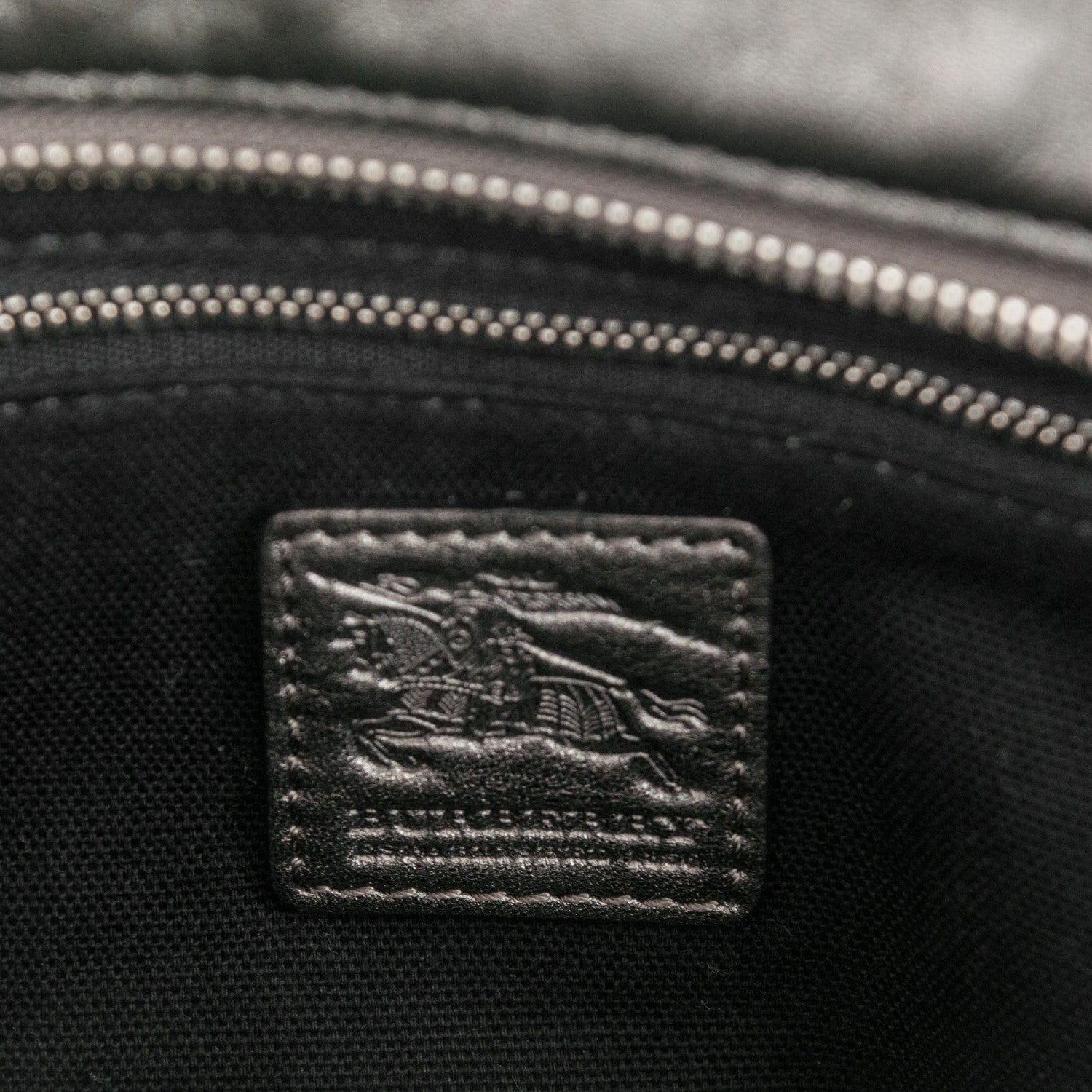 Burberry Shimmer Check Pilgrim Satchel Pewter 7 of 15