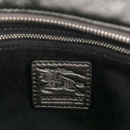 Burberry Shimmer Check Pilgrim Satchel Pewter 7 of 15
