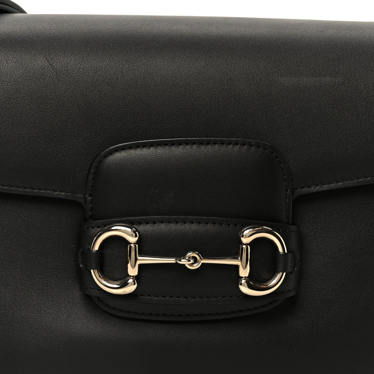 Gucci Arabella Calfskin Horsebit 1955 Soft Small Shoulder Bag Black 9 of 11
