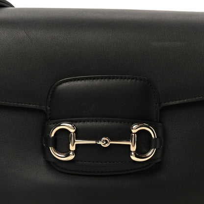 Gucci Arabella Calfskin Horsebit 1955 Soft Small Shoulder Bag Black 9 of 11