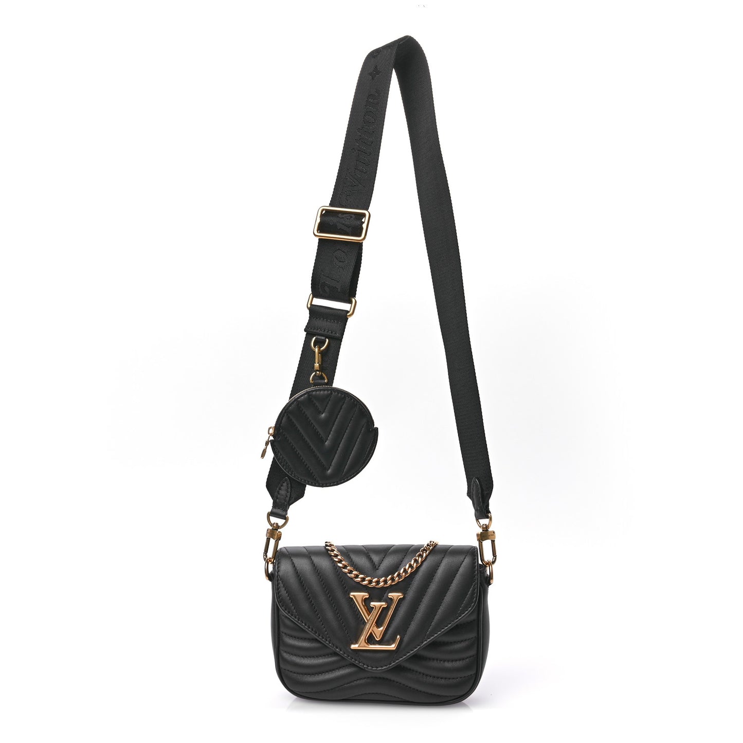 Calfskin New Wave Multi Pochette Black