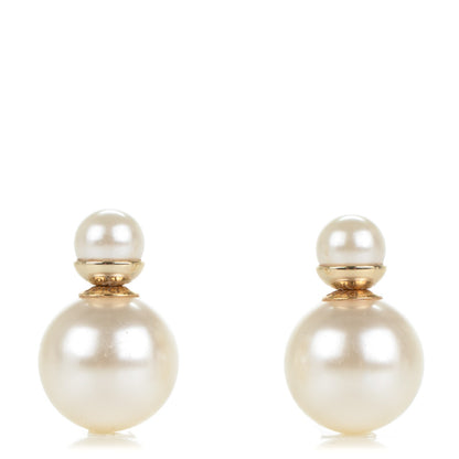 Christian Dior Pearl Mise En Dior Tribal Earrings 1 of 4