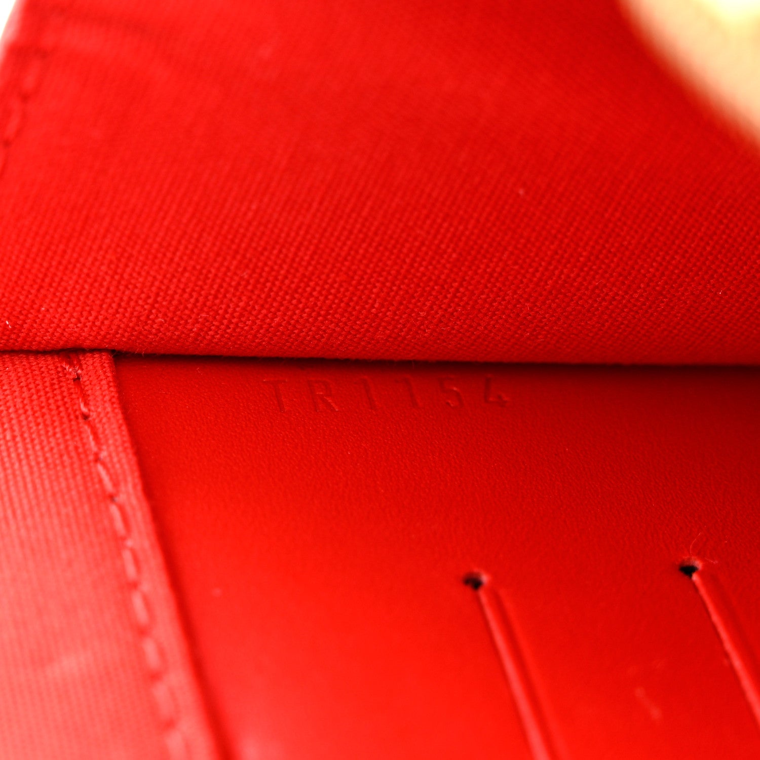 Louis Vuitton Patent Louise Clutch Cherry 6 of 10