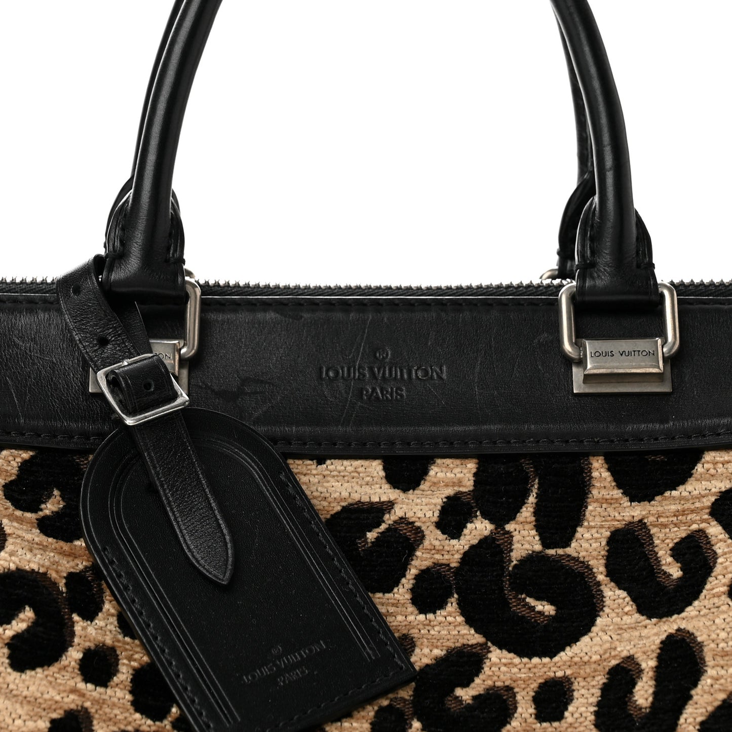 Jacquard Velvet Leopard Print Stephen Sprouse Speedy