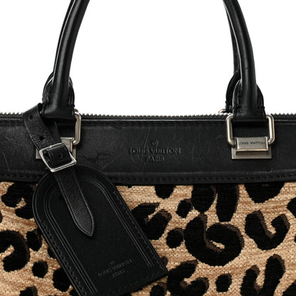 Louis Vuitton Jacquard Velvet Leopard Print Stephen Sprouse Speedy 8 of 12