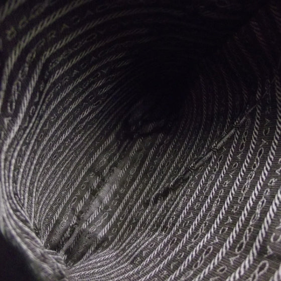 Prada Suede Scamosciato Tassel Bag Nero 6 of 11