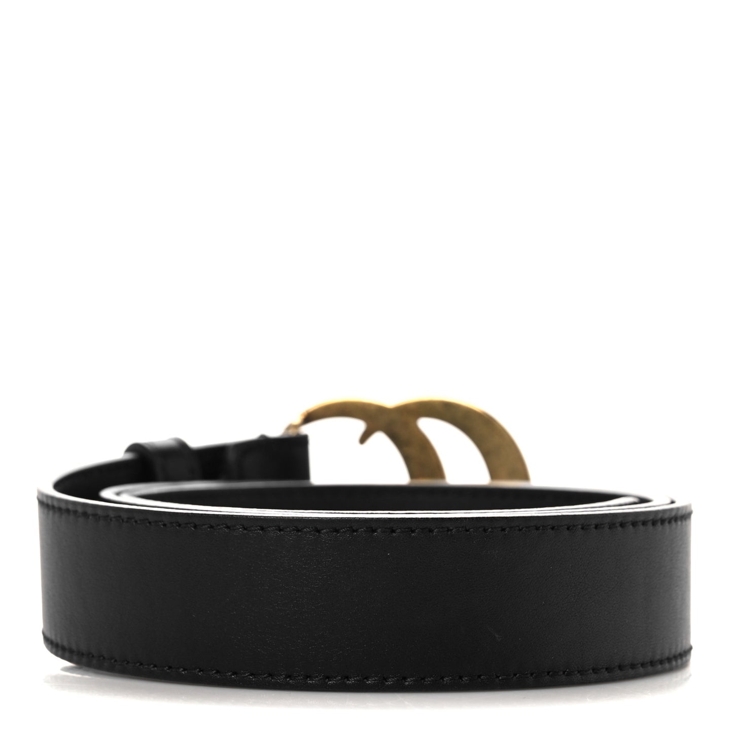 Calfskin Double G 30mm Belt 80 32 Black