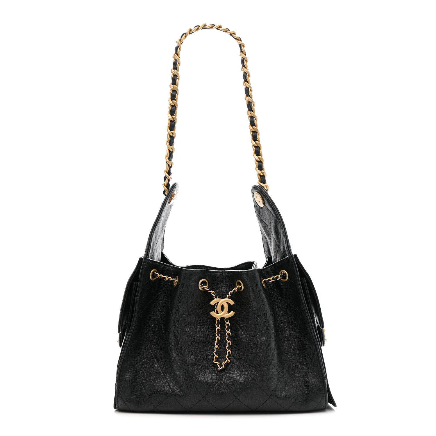 Chanel Caviar Quilted Small Chanel 25 Handbag Black 1 of 11